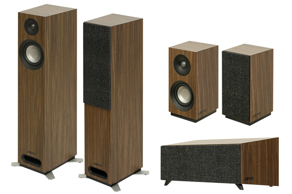 Bộ loa Jamo S805 HCS Walnut 400W Màu Nâu đậm
