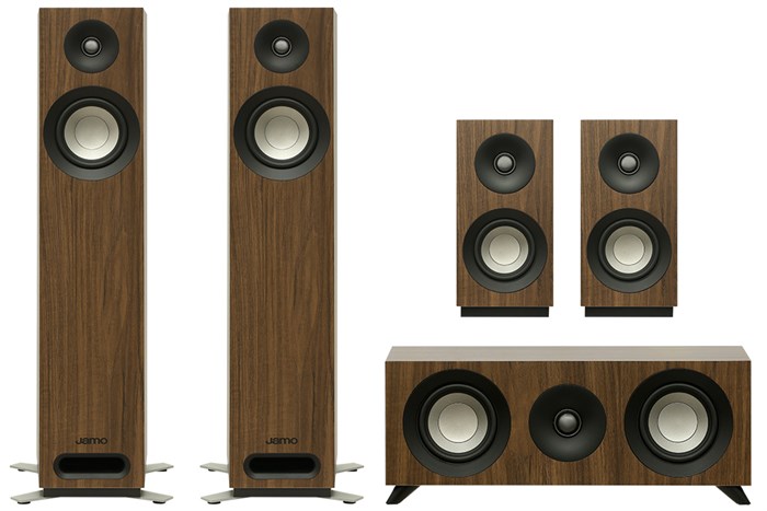 Bộ loa Jamo S805 HCS Walnut 400W Màu Nâu đậm