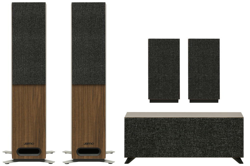Bộ loa Jamo S805 HCS Walnut 400W Màu Nâu đậm