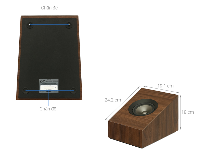 Cặp loa Jamo S 8 ATM Walnut 100W