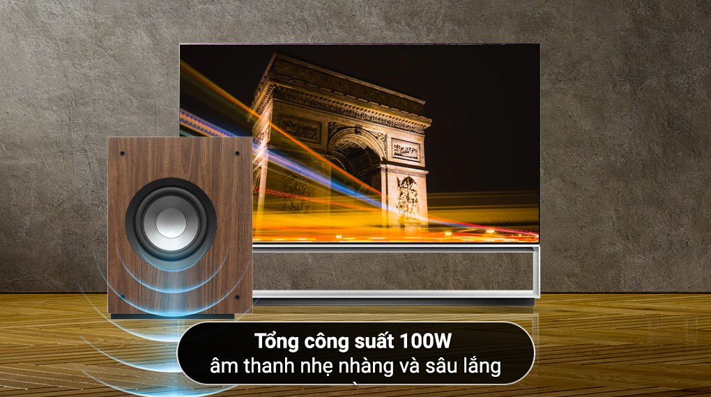 Loa siêu trầm Jamo S808 Walnut 100W