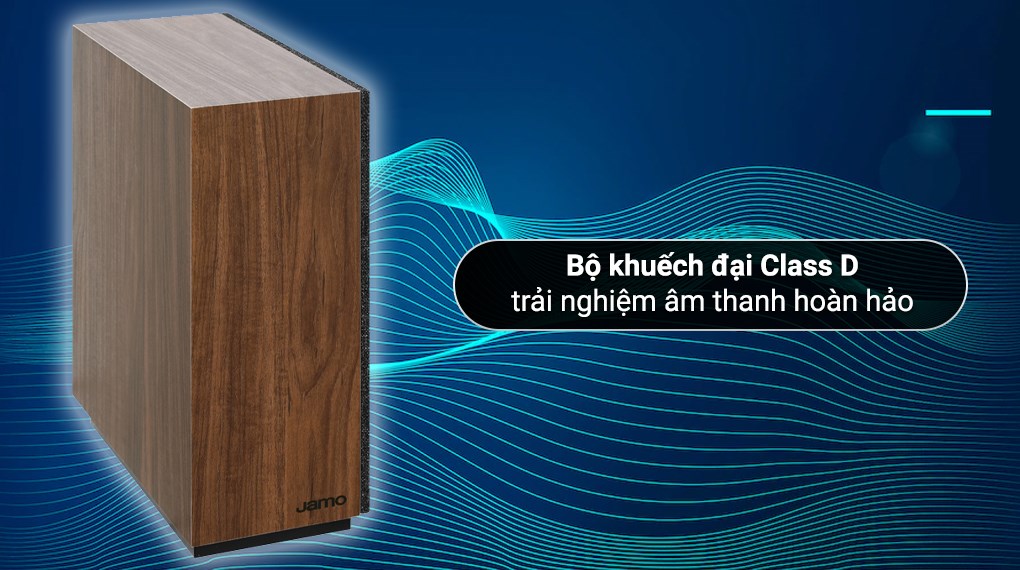 Loa siêu trầm Jamo S808 Walnut 100W