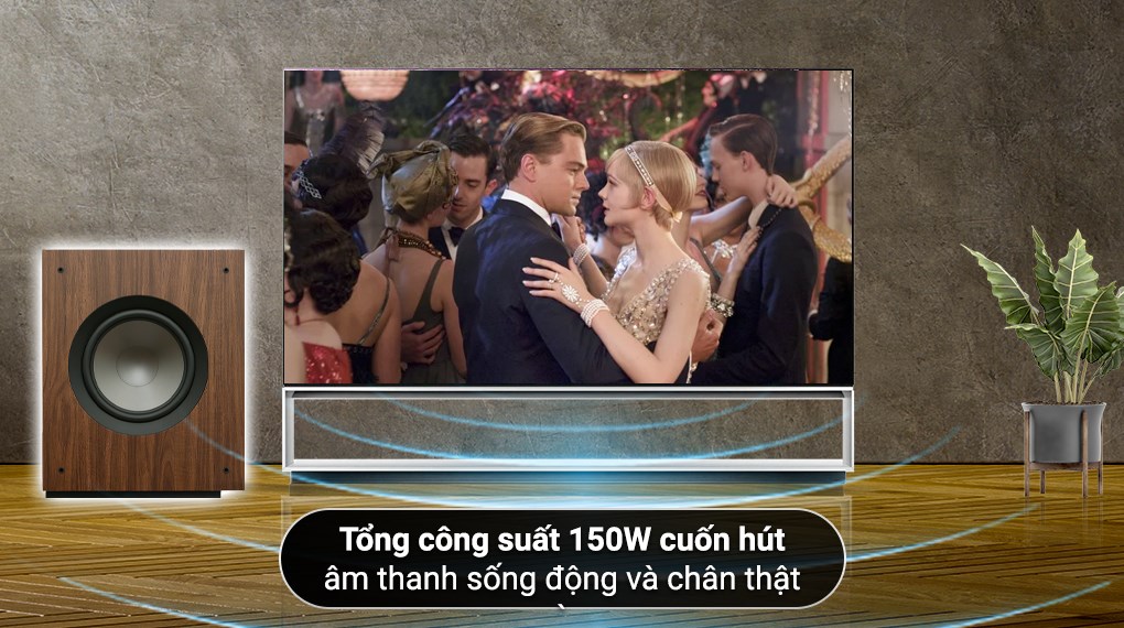 Loa siêu trầm Jamo S810 Walnut 150W