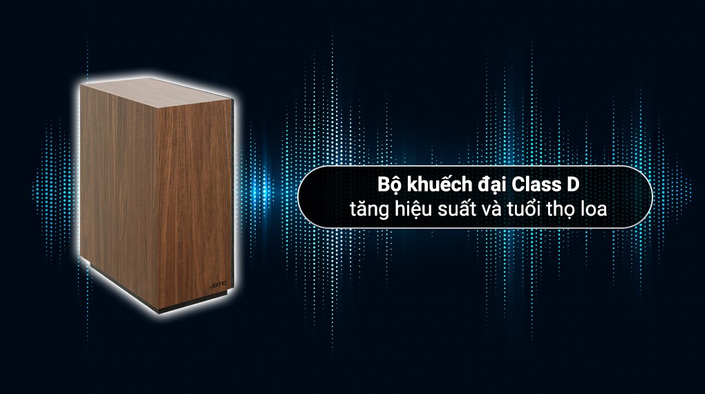 Loa siêu trầm Jamo S810 Walnut 150W