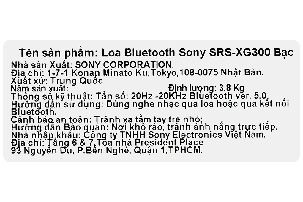 Loa Bluetooth Sony SRS-XG300 - 27