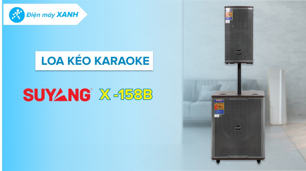 SuYang X-158B (tên sản phẩm loa kéo karaoke):
Bạn đang tìm kiếm một sản phẩm loa kéo karaoke chất lượng cao để thưởng thức âm nhạc tại nhà hoặc các buổi tiệc? Thử sử dụng loa SuYang X-158B để cảm nhận âm thanh to rõ và Bass mạnh mẽ. Xem hình ảnh liên quan để cùng khám phá thêm về sản phẩm này!