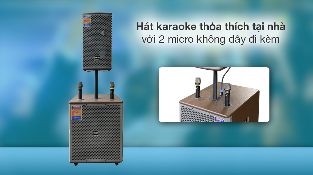 Loa kéo karaoke SuYang X-158B 850W - Tiện ích Loa kéo karaoke SuYang X-158B 850W - Tiện ích