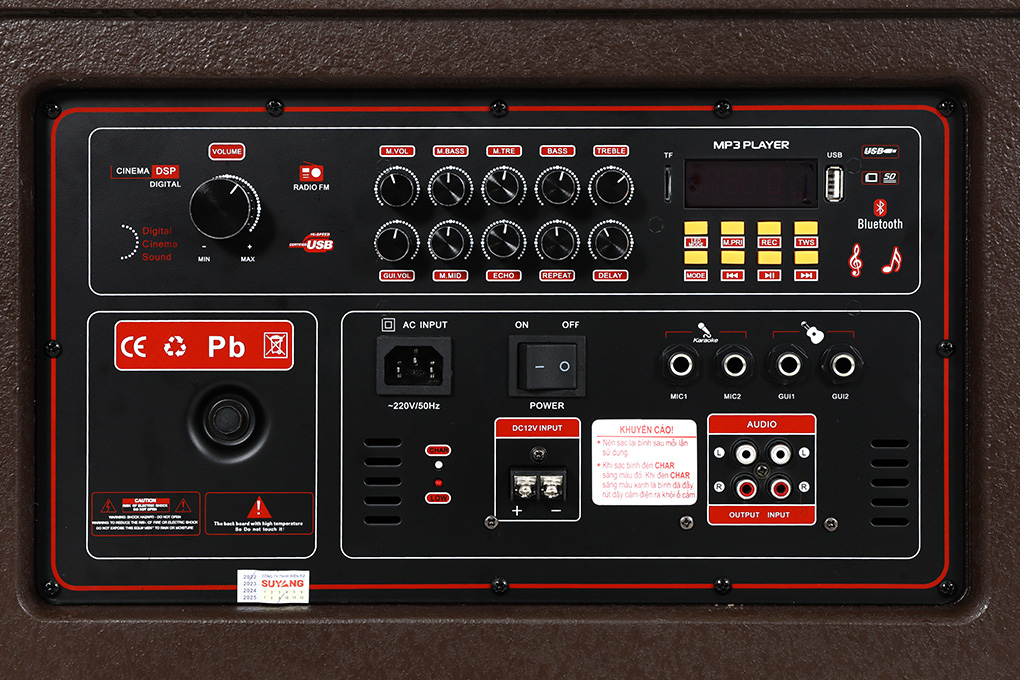 Loa kéo karaoke SuYang X-158B 850W - 8