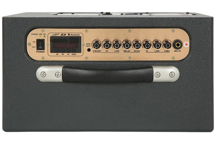 Loa karaoke xách tay Dalton PS-K16A 220W Màu Xám