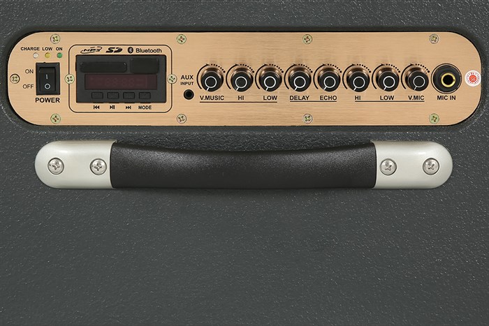 Loa karaoke xách tay Dalton PS-K16A 220W Màu Xám