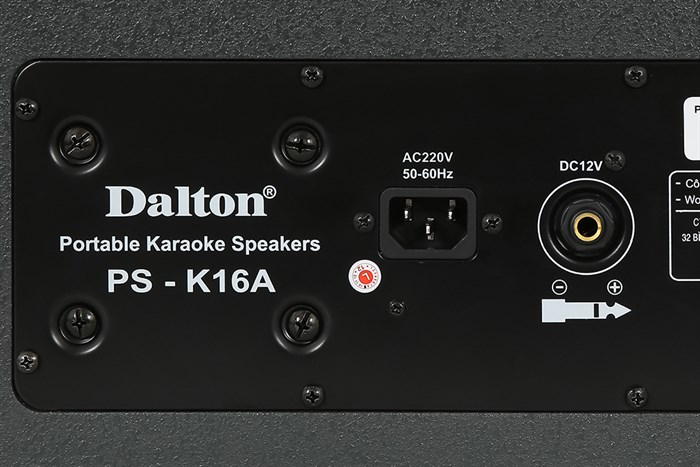Loa karaoke xách tay Dalton PS-K16A 220W Màu Xám