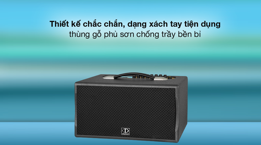 Thiết kế xách tay nhỏ gọn - Loa điện karaoke Dalton PS-K16A