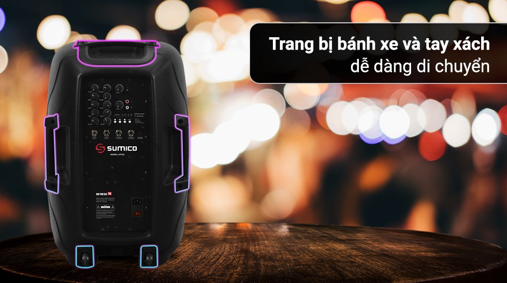 Loa kéo karaoke Sumico On The Go 15 300W