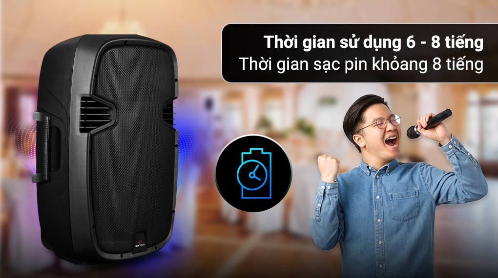 Loa kéo karaoke Sumico On The Go 15 300W