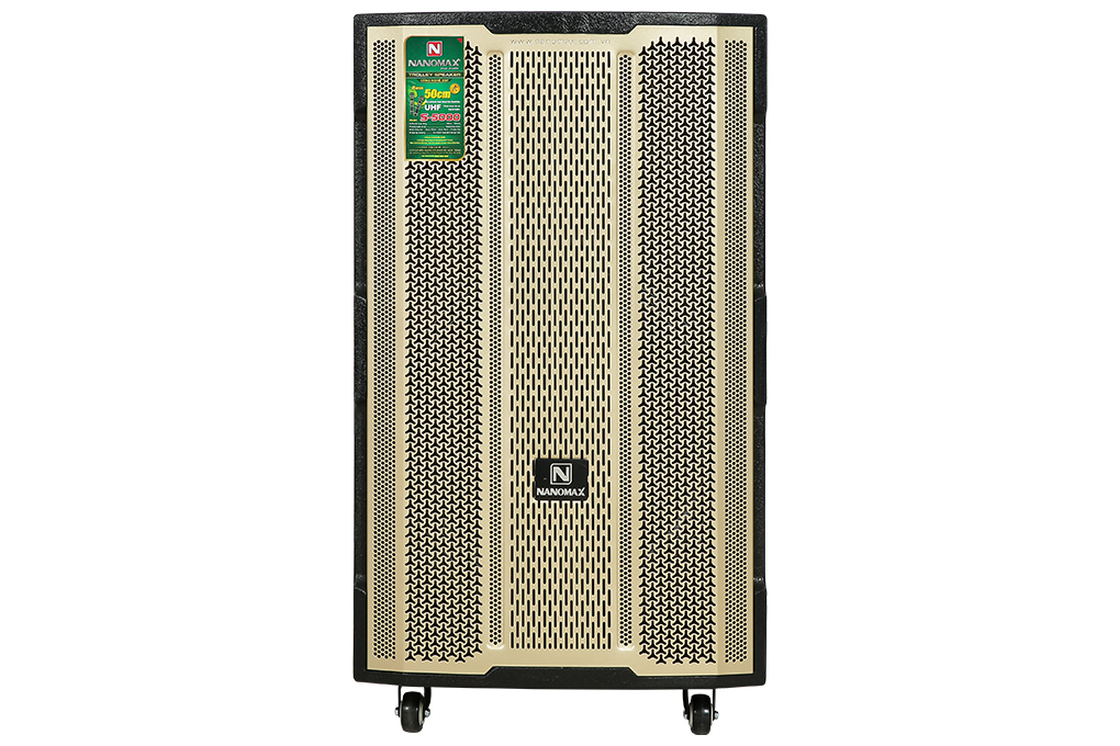 Loa kéo karaoke Nanomax S-5000 1350W Màu Đen - Vàng