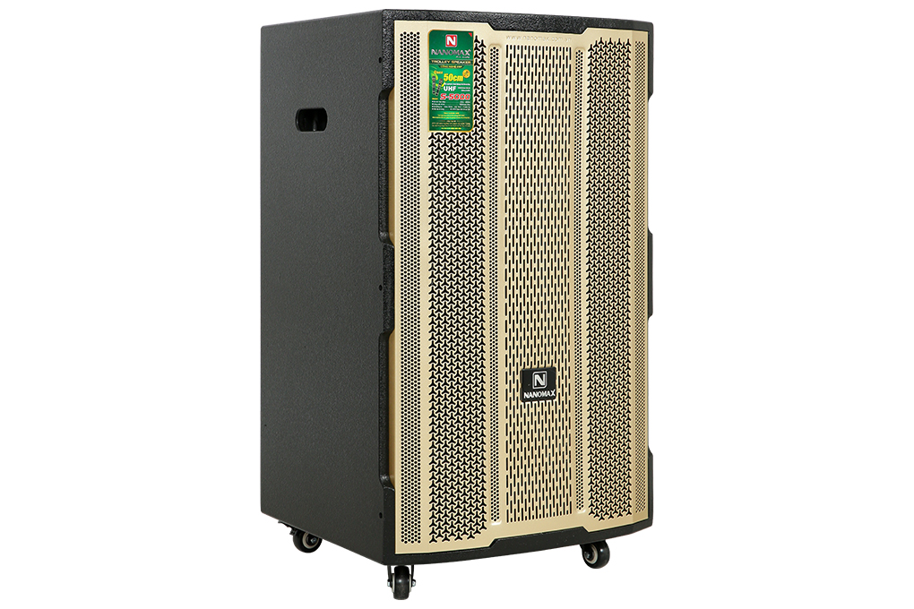 Loa kéo karaoke Nanomax S-5000 1350W Màu Đen - Vàng