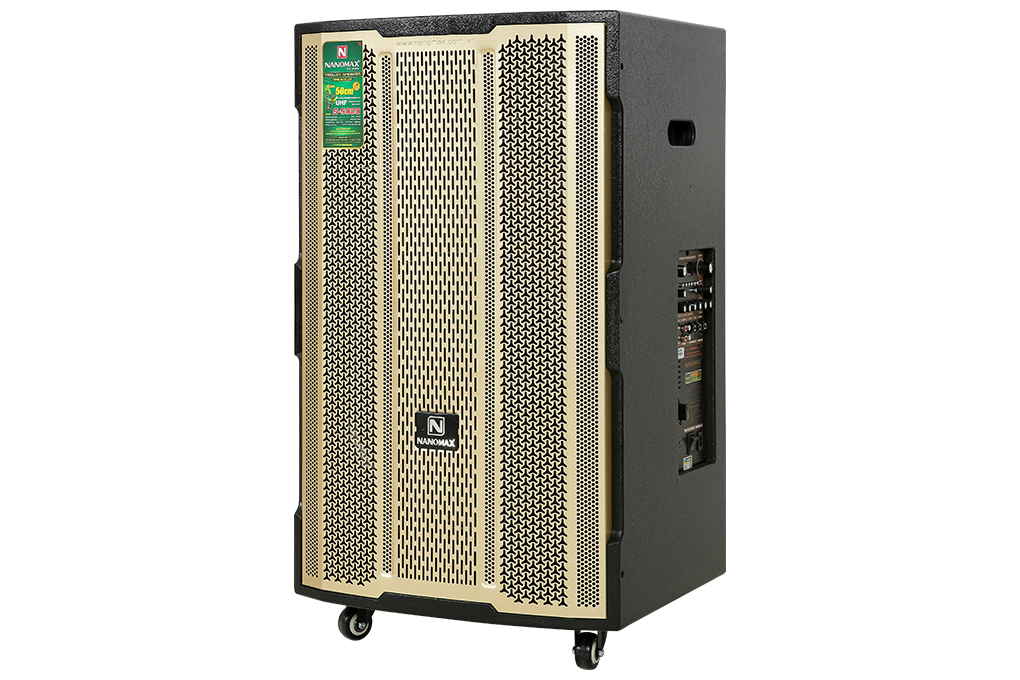Loa kéo karaoke Nanomax S-5000 1350W Màu Đen - Vàng