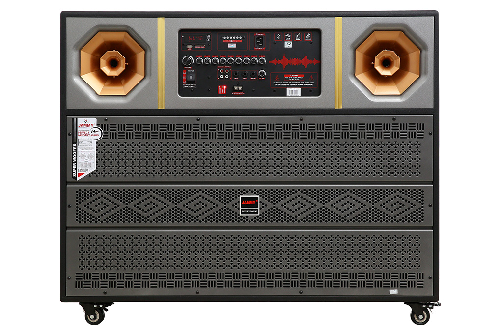 Loa kéo karaoke Jammy S8078K 1800W Màu Xám