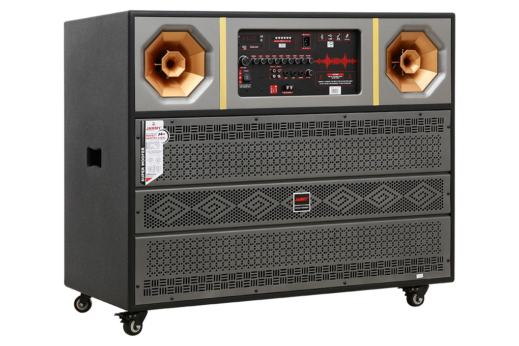 Loa kéo karaoke Jammy S8078K 1800W Màu Xám