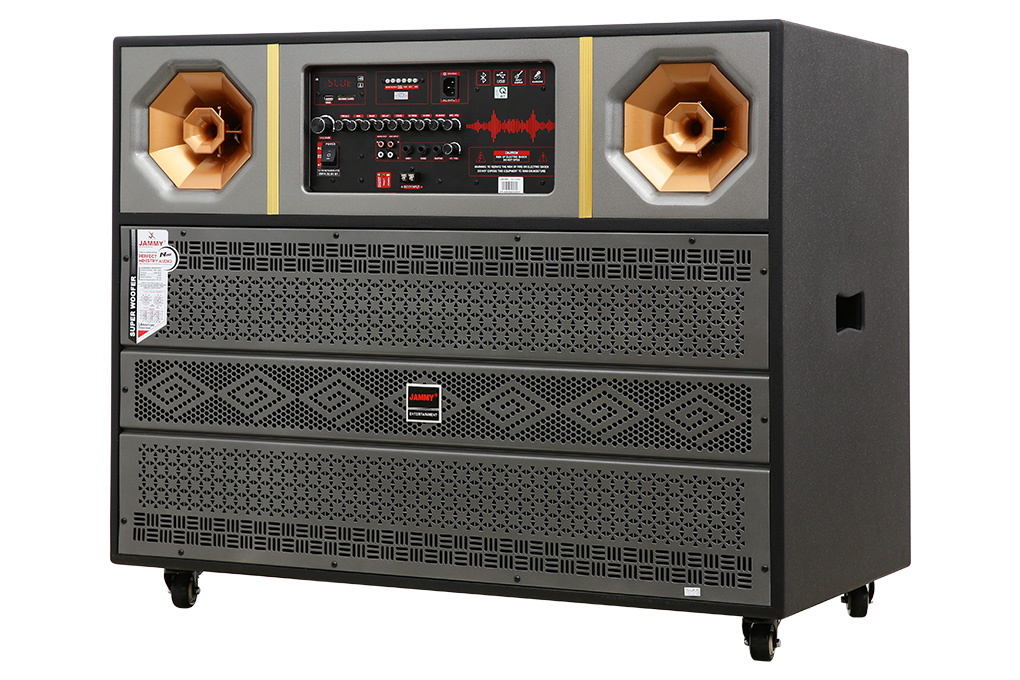 Loa kéo karaoke Jammy S8078K 1800W Màu Xám