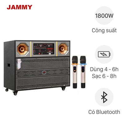 Loa kéo karaoke Jammy S8078K 1800W