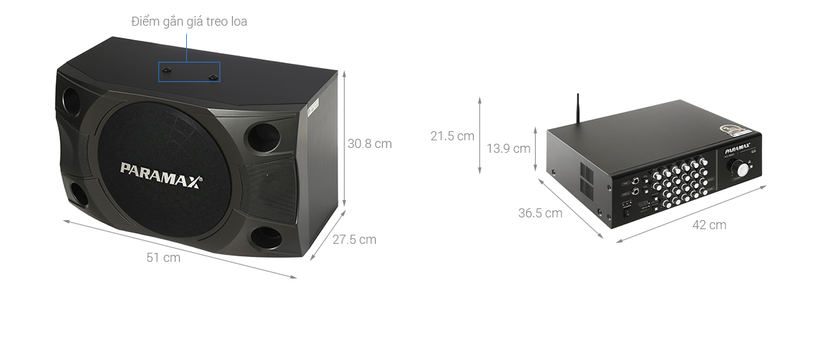Combo bộ dàn âm thanh Paramax 850