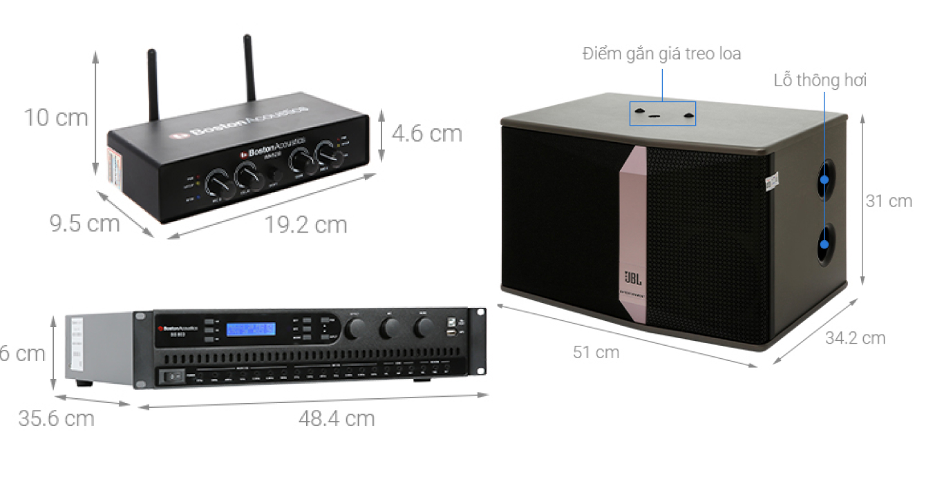 Combo bộ dàn âm thanh BS803-KI510