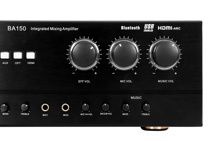 Combo bộ dàn âm thanh BA150-CLASSIC 10 Màu Đen