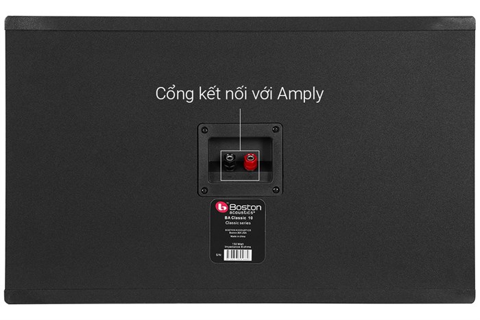 Combo bộ dàn âm thanh BA150-CLASSIC 10 Màu Đen