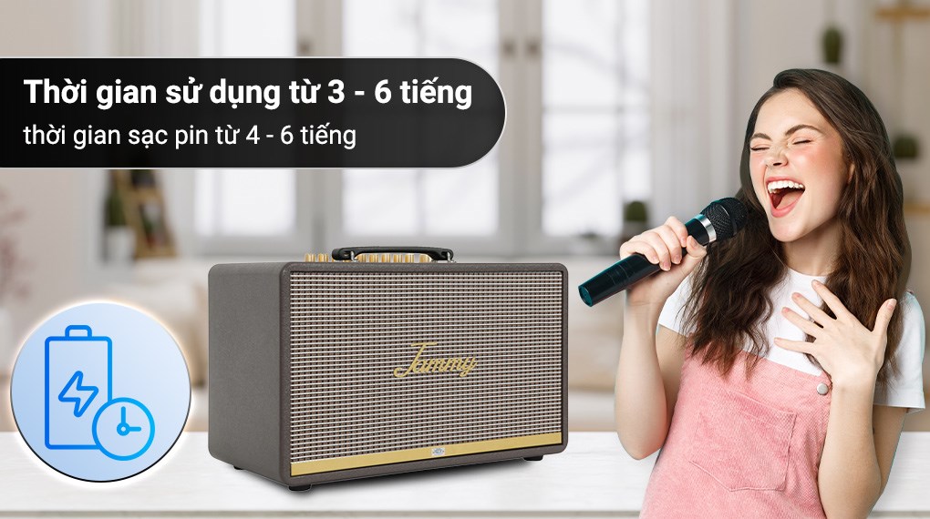 Loa karaoke xách tay Jammy N2070K 350W