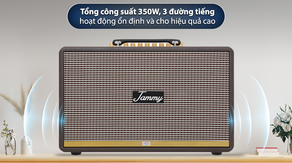Loa karaoke xách tay Jammy N2070K 350W - Công suất