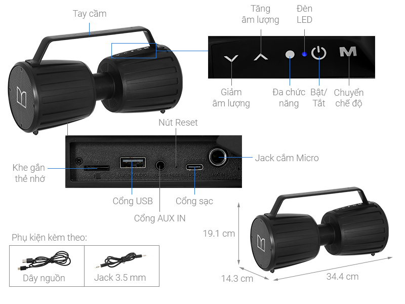 Loa Bluetooth Monster Adventurer FORCE