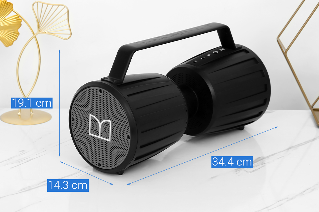 Loa Bluetooth Monster Adventurer FORCE Màu Đen