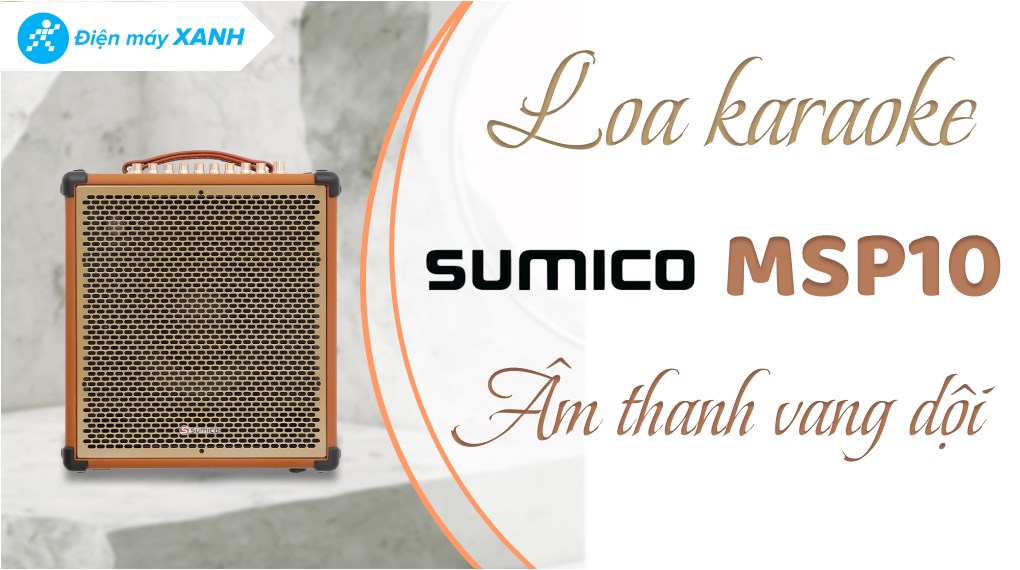 Loa karaoke xách tay Sumico MSP10 100W