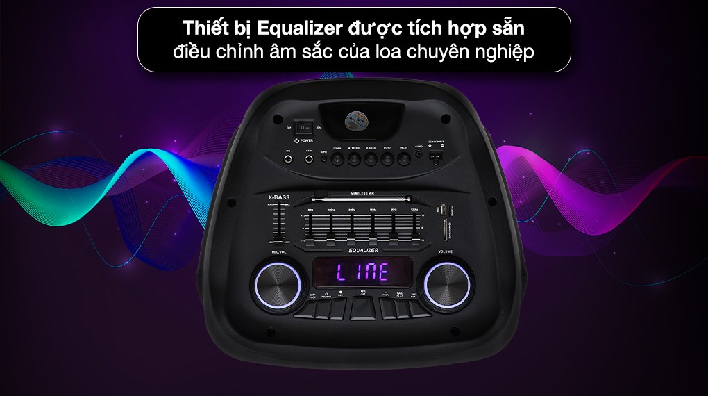 Loa kéo karaoke Boston Acoustics PARTY BOX BA-1202PB 300W