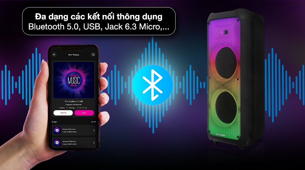 Loa kéo karaoke Boston Acoustics PARTY BOX BA-1202PB 300W