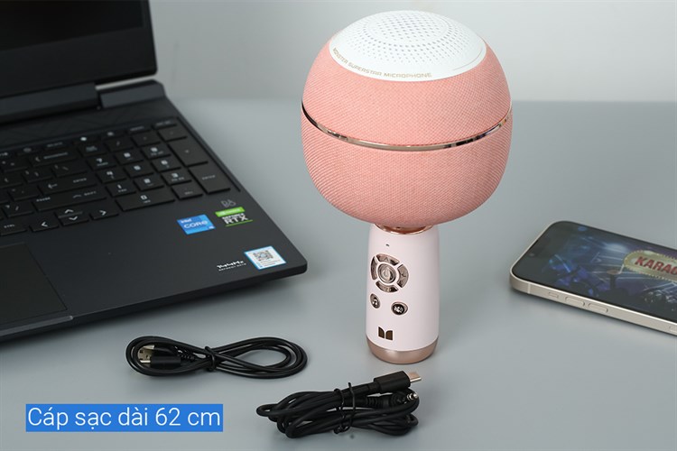 Micro không dây Monster M97 Màu Hồng
