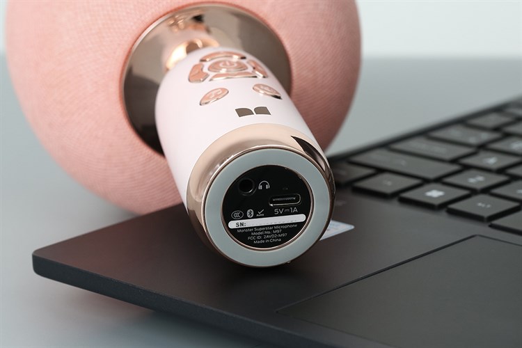 Micro không dây Monster M97 Màu Hồng