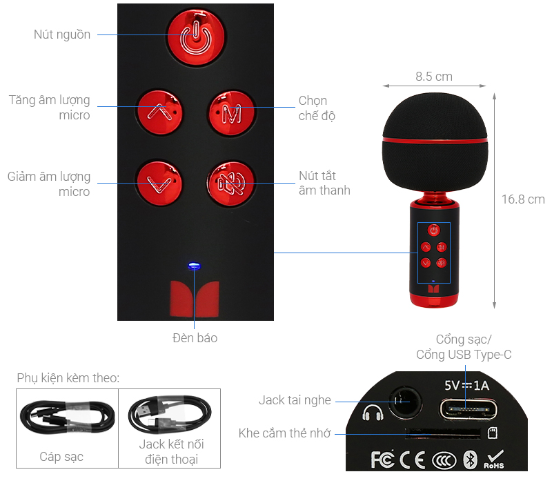 Micro không dây Monster M98