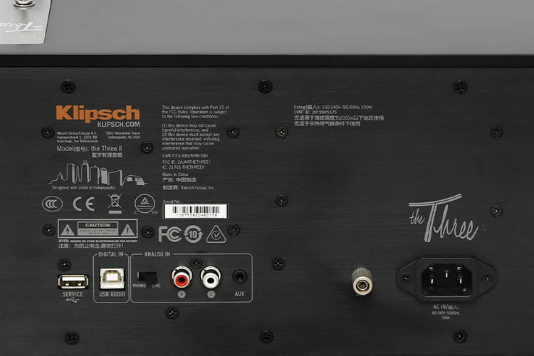 Loa Bluetooth Klipsch The Three II Màu Đen