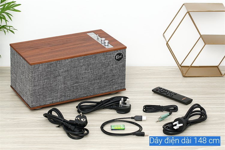 Loa Bluetooth Klipsch The Three II Màu Nâu