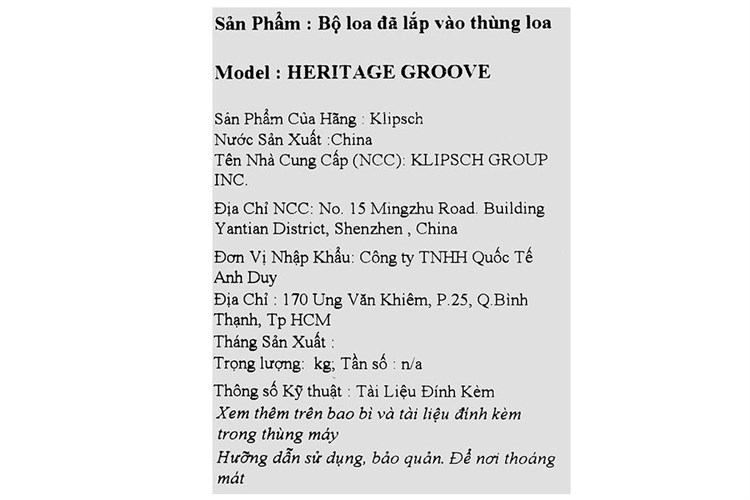 Loa Bluetooth Klipsch Heritage Groove Màu Đen