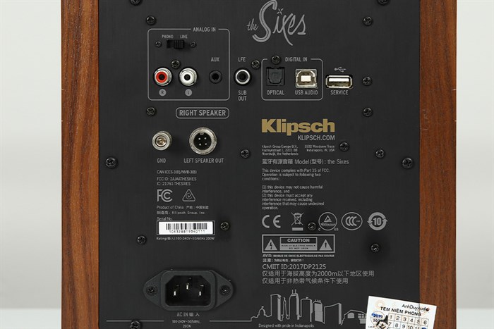 Cặp Loa Bluetooth Klipsch The Sixes Walnut Màu Nâu