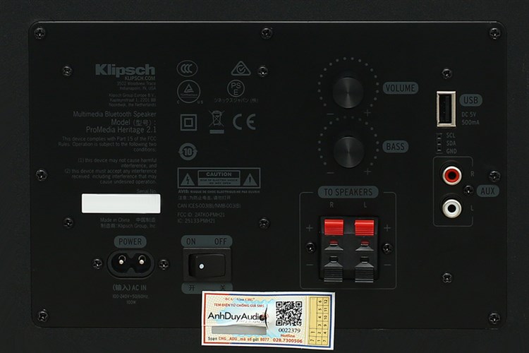 Loa Bluetooth Klipsch Promedia Heritage 2.1 Walnut Màu Nâu