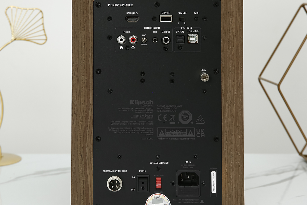 Cặp Loa Bluetooth Klipsch The Sevens Màu Nâu