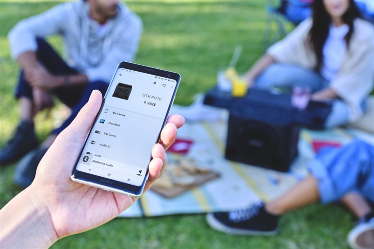 Loa Bluetooth Sony Hifi GTK-PG10 Màu Đen