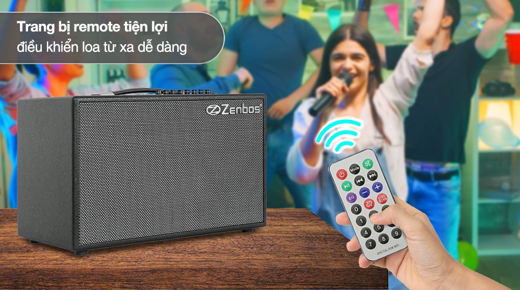 Loa karaoke xách tay Zenbos K-180 300W