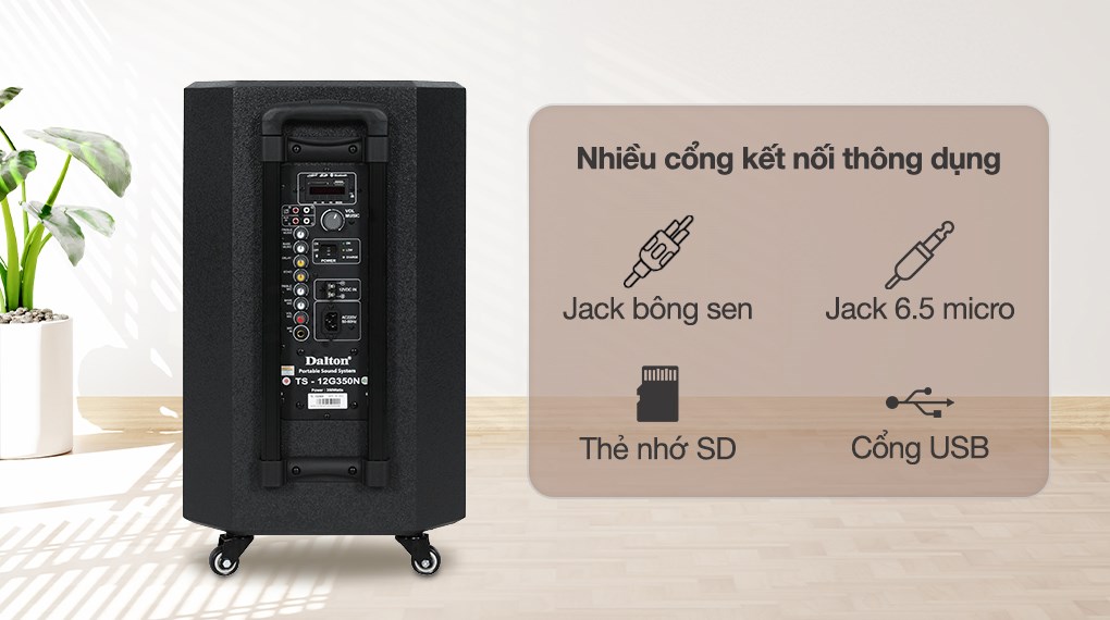 Loa kéo karaoke Dalton TS-12G350N 350W