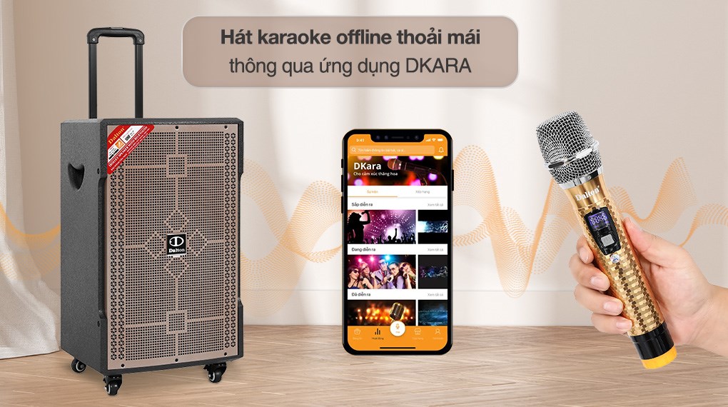 Loa kéo karaoke Dalton TS-12G350N 350W