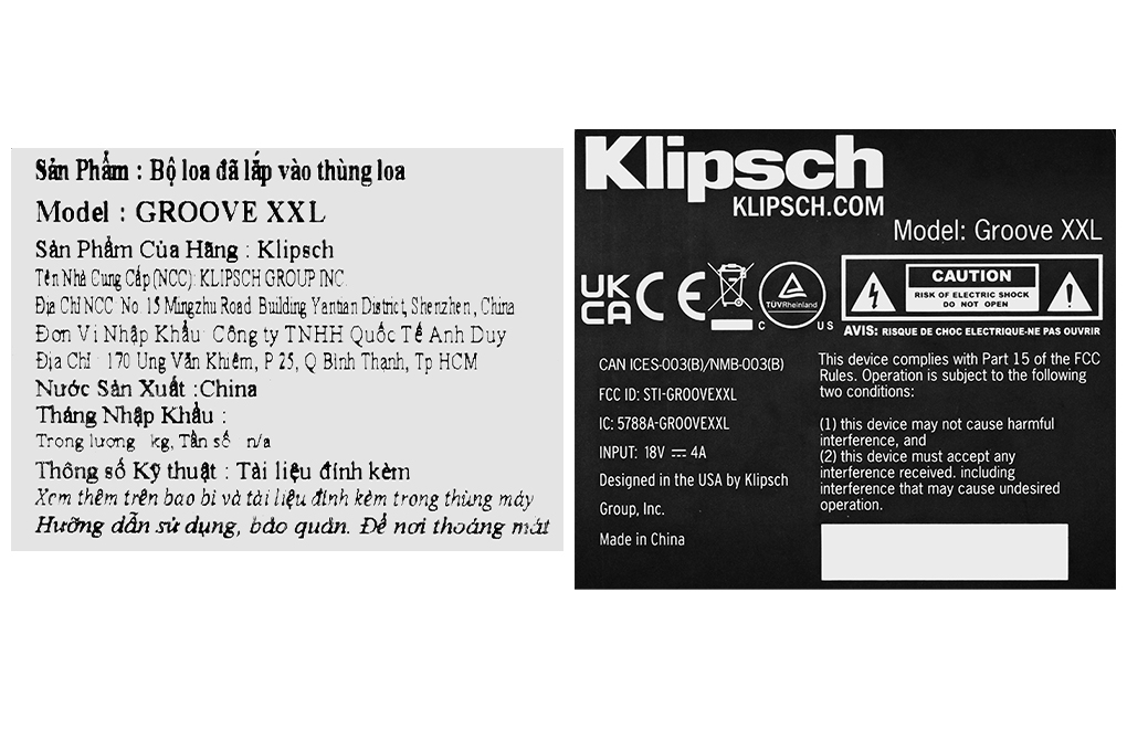 Loa Bluetooth Klipsch Groove XXL Màu Đen